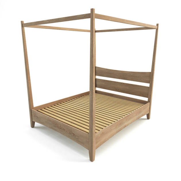 Kingston 4 Poster Bed. This wonderful piece of bedroom furniture is made from solid wood which is carefully designed to demonstrate the classic beauty, comfort and warmth that only natural wood can give.
