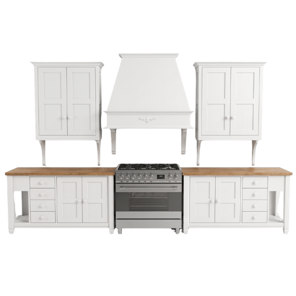 COUNTRY KITCHEN EXTRACTOR AND WALL & FLOOR CABINETS DEMONSTRATION